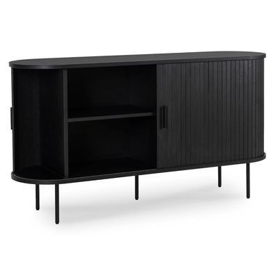 Комод MEBEL ELITE TRISH 140, чёрный