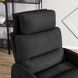 Кресло с подставкой для ног MEBEL ELITE HENRY, чёрный / чёрный