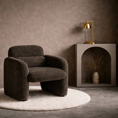 Крісло м'яке MEBEL ELITE TOGO Коричневий