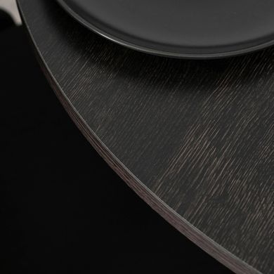 Стіл MEBEL ELITE LAUREN круглий 90 см, чорний