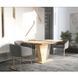 Стол INTARSIO FOREST D/A раскладной 120&ndash;160&times;80 см, дуб крафт золотой / ателье темный