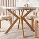 Стіл MEBEL ELITE LUKAS розкладний 100&ndash;250&times;100 см, білий / дуб