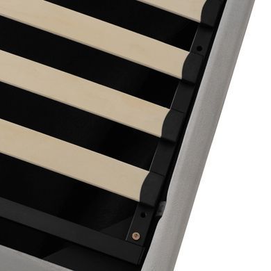 Кровать MEBEL ELITE MARSYLIA Welur 160x200 см Серый