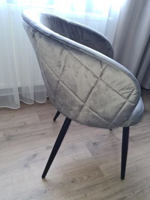 Кресло HALMAR K-430 с подлокотниками, серый / черный