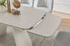 Обідній стіл INTARSIO BROOKLYN CERAMIC, 140&ndash;200 &times; 80 см, сірий матовий / кашемір