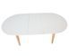 Стол INTARSIO ALBERTO CERAMIC раскладной 160&ndash;200&times;90 см, бежевый мат / натуральное дерево