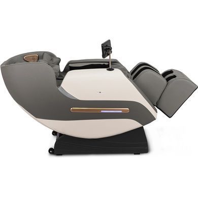 Массажное кресло MEBEL ELITE VX MAX, серый / белый корпус