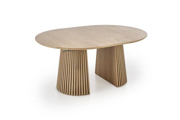 Стіл HALMAR FARGO розкладний 120&ndash;210&times;120 см, натуральний