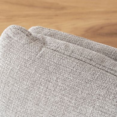 Кресло MEBEL ELITE CORTADO с подлокотниками, серый / черный, ткань