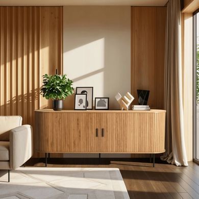 Комод MEBEL ELITE TRISH 180, дуб