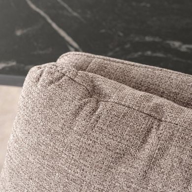 Кресло MEBEL ELITE CORTADO с подлокотниками, коричневый / черный, ткань