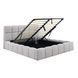 Кровать MEBEL ELITE MURACJA Boucle 160x200 см Серый