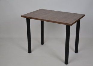 Стіл INTARSIO СТАНДАРТ 2 90&times;60 см, дуб ансберг темний / чорний