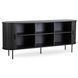 Комод MEBEL ELITE TRISH 180 см Черный
