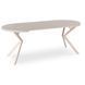 Стол MEBEL ELITE DORIAN раскладной 80&ndash;160&times;80 см, кашемир