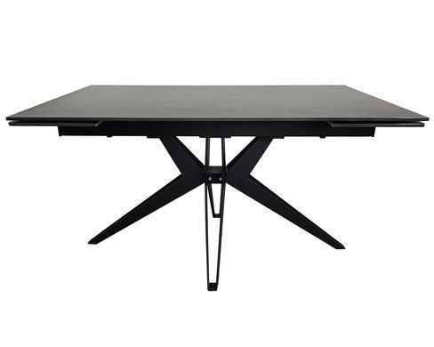 Стол INTARSIO VINCENT CERAMIC раскладной 140&ndash;200&times;90 см, графит мат / черный