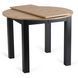 Стол MEBEL ELITE HARRY раскладной 102&ndash;142&times;102 см, дуб артизан / черный