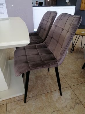 Кухонный стул VETRO N-46, коричневый / черный