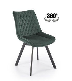 Поворотний стілець HALMAR K-520, темно-зелений / чорний, BLUVEL 78