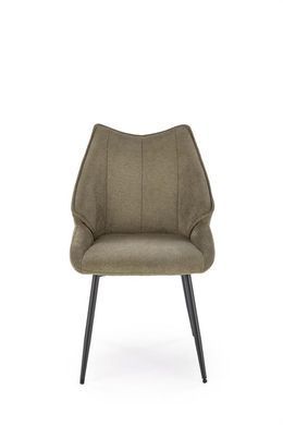 Стул HALMAR K-543, оливковый / черный, VARDO 74