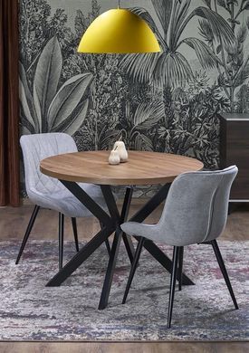 Стол HALMAR PERONI раскладной 100&ndash;250&times;100 см, орех / чёрный