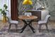 Стол HALMAR PERONI раскладной 100&ndash;250&times;100 см, орех / чёрный