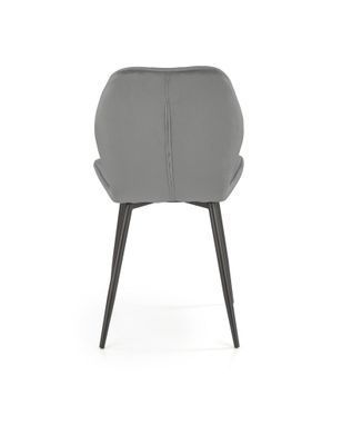 Кухонный стул HALMAR K-453, серый / черный, BLUVEL 14
