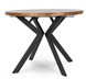 Стол MEBEL ELITE LUKAS раскладной 100&ndash;250&times;100 см, дуб рустик / черный