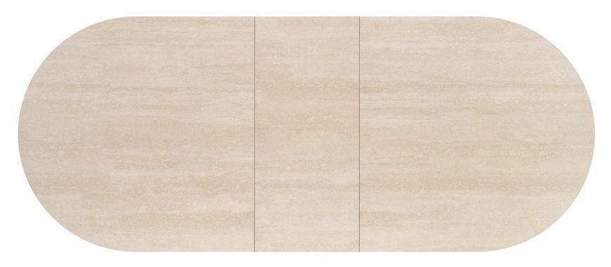Стол HALMAR FALONE раскладной 180&ndash;220&times;90 см, светлый травертин / кашемир