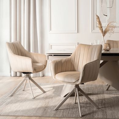 Кухонный стул MEBEL ELITE ASPEN, кремовый / кашемир