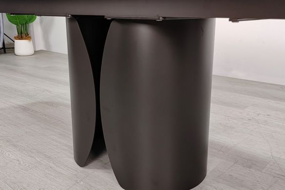 Стол INTARSIO EDGAR раскладной 160&ndash;240&times;90 см, бронзовый / коричневый