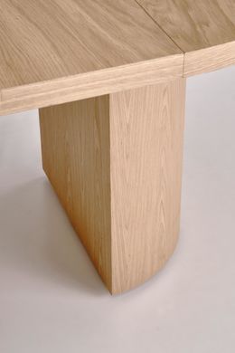 Стіл HALMAR GARIBALDI розкладний 120&ndash;200&times;120 см, натуральний дуб