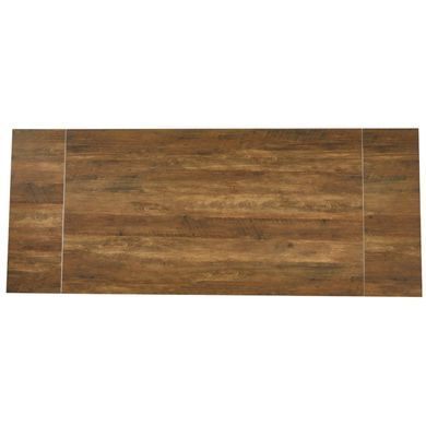 Стол MEBEL ELITE REX раскладной 160&ndash;220&times;90 см, дуб / орех / черный