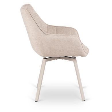 Кухонный стул MEBEL ELITE MOND, кремовый / кашемир