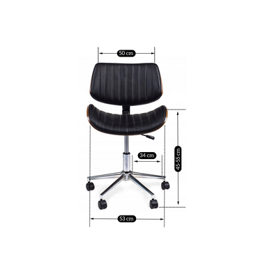 Офісне крісло MEBEL ELITE TEKSAS, чорний