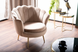 Крісло SIGNAL CAMELLIA 1 VELVET, бежевий / золотистий, BLUVEL 28