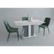 Стіл INTARSIO CLASIC B/A розкладний 140&ndash;180&times;80 см, біла аляска / антрацит