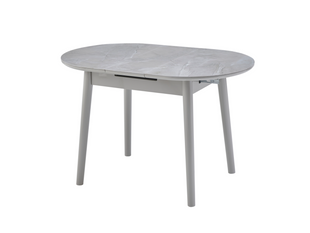 Стол VETRO TM-85-1 раскладной 95&ndash;120&times;75 см, калакатта мрамор / серый