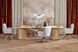Кресло HALMAR K-594 с подлокотниками, светло-бежевый / дуб натуральный, TRESOR 27