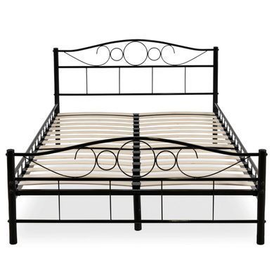 Ліжко MEBEL ELITE GRIFFIN 120x200 см Чорний