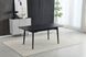 Стол INTARSIO BERLIN CERAMIC раскладной 111&ndash;140&times;75 см, черный мат / черный каркас