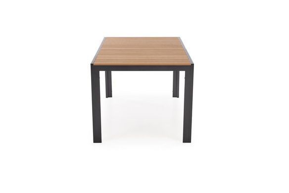 Садовый стол HALMAR FIERRO 150&times;90, коричневый / чёрный
