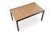 Садовый стол HALMAR FIERRO 150&times;90, коричневый / чёрный
