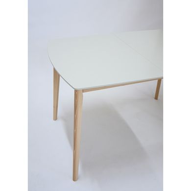 Стол INTARSIO EXEN II раскладной 120&ndash;160&times;80 см, серый / бук