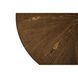 Стол MEBEL ELITE LINO круглый 100 см, орех / черный