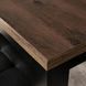 Стіл MEBEL ELITE MAX розкладний 80&ndash;160&times;80 см, горіх / чорний