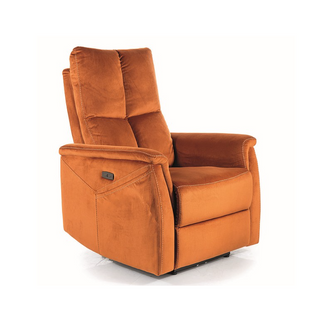 Крісло SIGNAL NEPTUN M VELVET, кориця, BLUVEL 4215