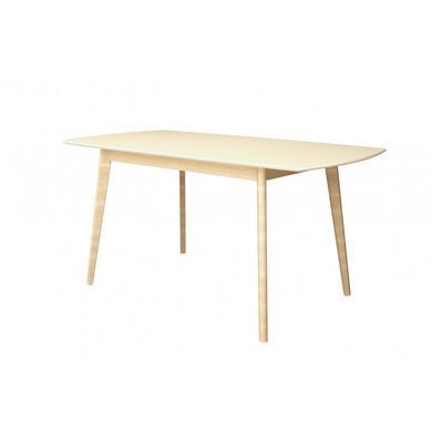 Стол INTARSIO EXEN II раскладной 120&ndash;160&times;80 см, кремовый / бук