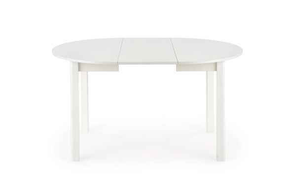 Стіл HALMAR RINGO розкладний 102&ndash;142&times;102 см, білий