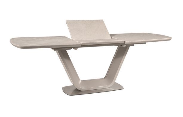 Стол SIGNAL ARMANI CERAMIC раскладной 160&ndash;220&times;90 см, серый матовый